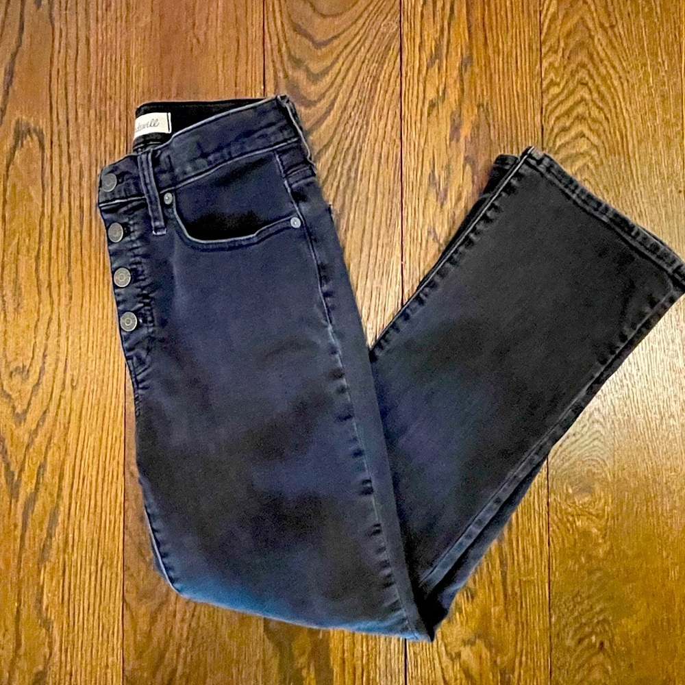 MADEWELL BUTTON FLY Cali-Demi Boot Jeans